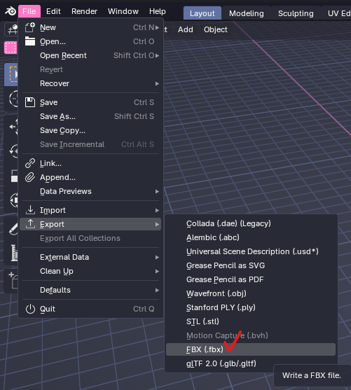 export-to-fbx